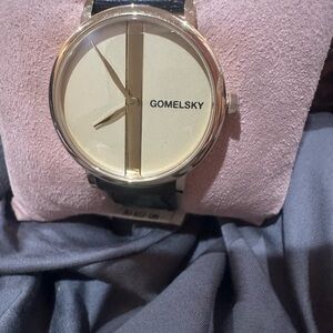 Shinola gold and black women's watch